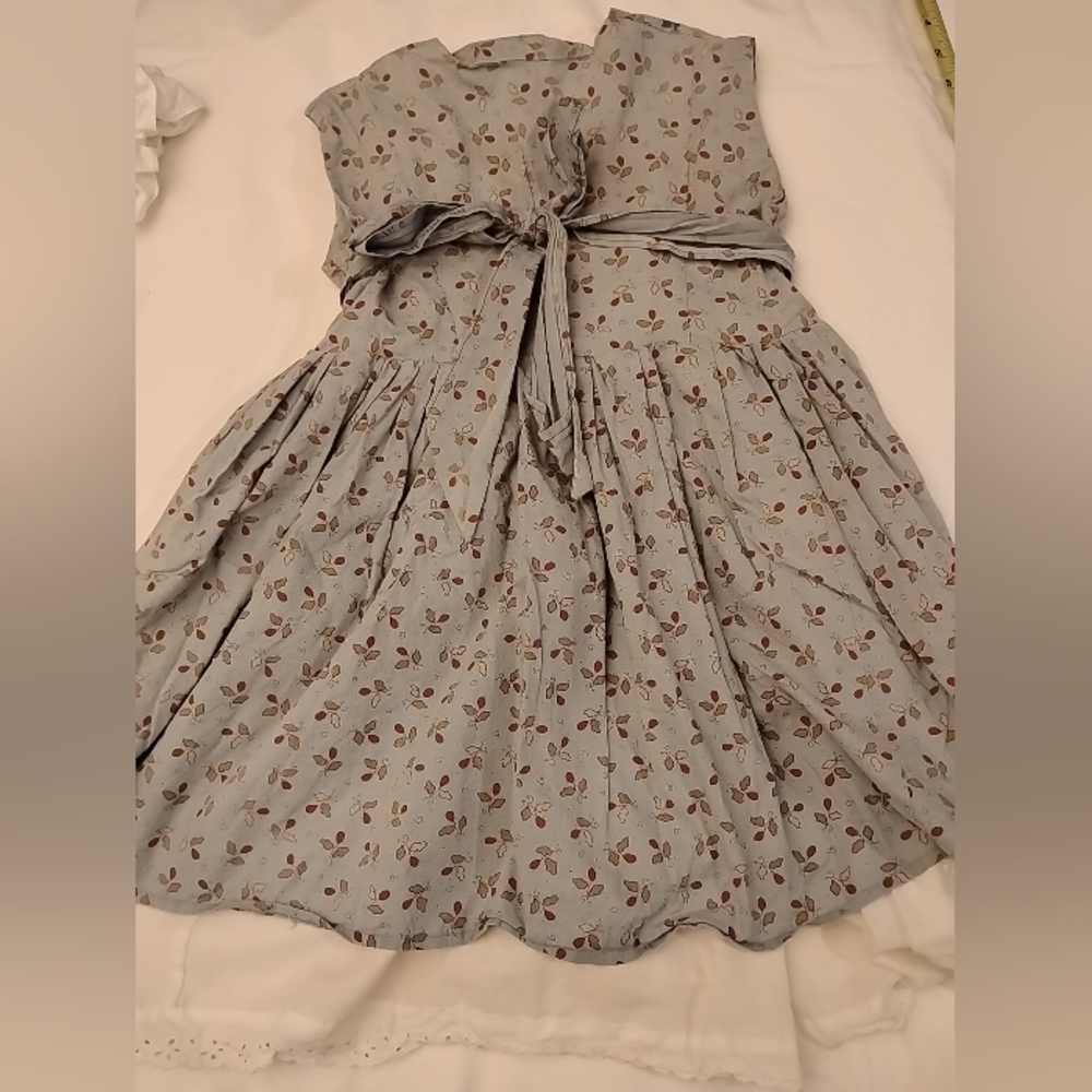 Lot Pioneer Little House Prairie Dress Girls Bonnet Victorian Frontier Costume - Picture 12 of 16